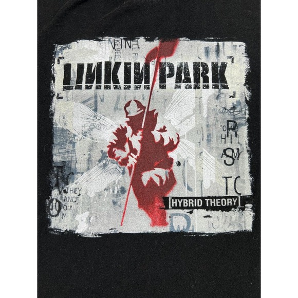 Linkin Park Hybrid Theory Shirt Women's Black Band Graphic Tee Rock Music - Picture 4 of 9